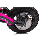 Elektrická motorka Cross A9901 350W ružová